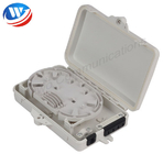 하얀 4 핵심 광섬유 단자 박스 IP65 야외 광섬유 배전상자